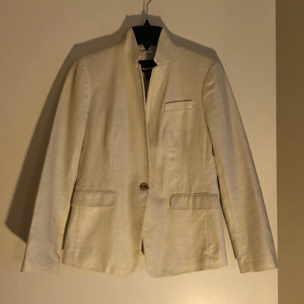 J.crew linen regent blazer